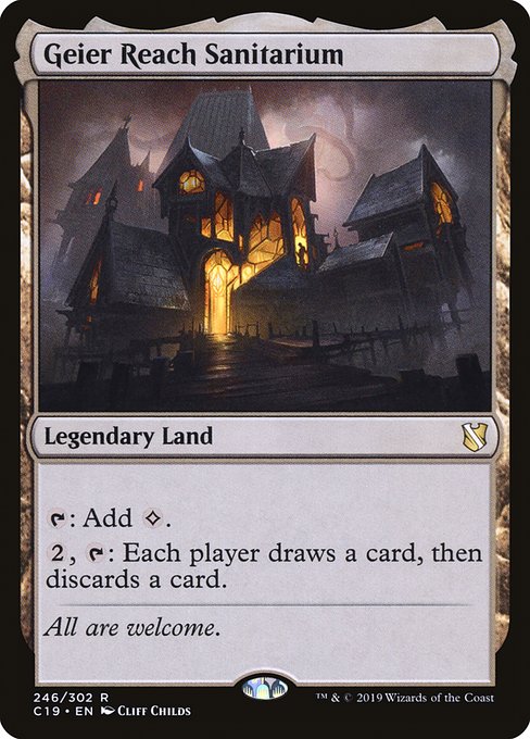 Geier Reach Sanitarium - Commander 2019 - #246