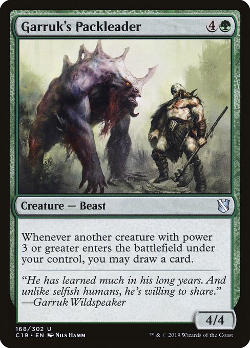 Garruk's Packleader - Commander 2019 - #168