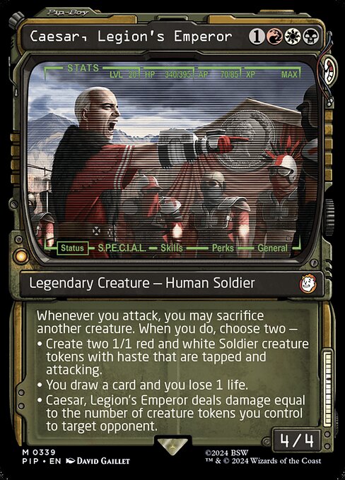 Caesar, Legion's Emperor - Universes Beyond: Fallout - #339