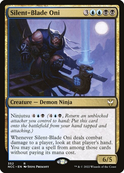 Silent-Blade Oni - Commander: Streets of New Capenna - #352