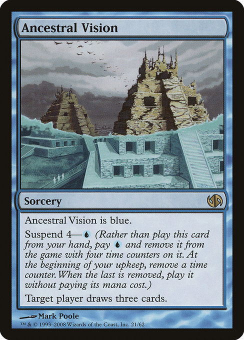 Ancestral Vision - Duel Decks: Jace vs. Chandra - #21