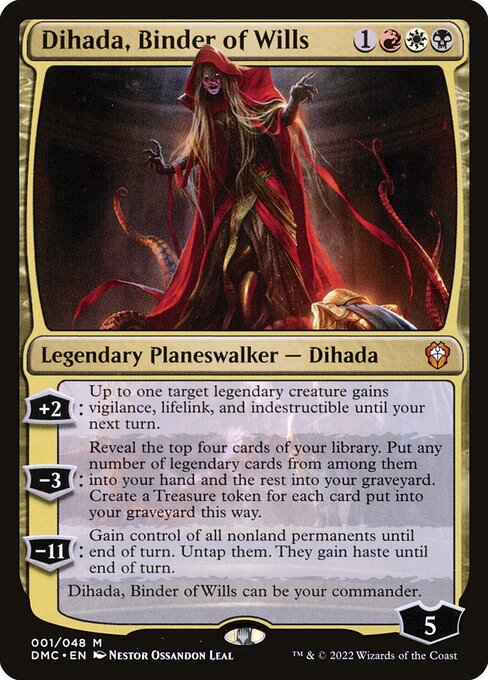 Dihada, Binder of Wills - Commander: Dominaria United - #1
