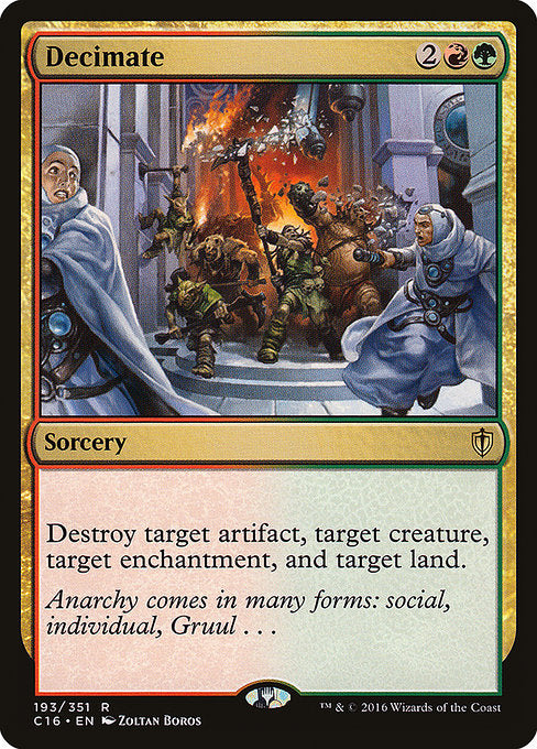 Decimate - Commander 2016 - #193