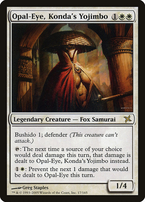 Opal-Eye, Konda's Yojimbo - Betrayers of Kamigawa - #17