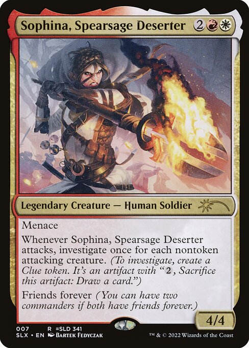 Sophina, Spearsage Deserter - SLX Cards - #7