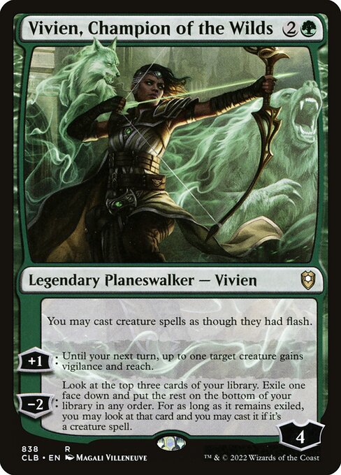 Vivien, Champion of the Wilds - Commander Legends: Battle for Baldur's Gate - #838