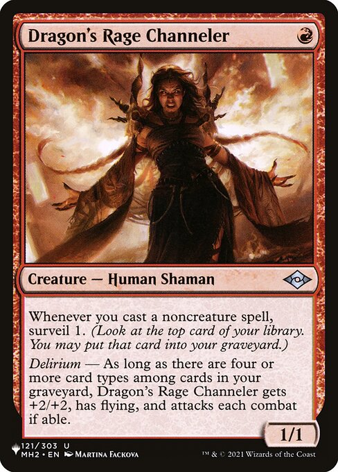 Dragon's Rage Channeler - The List Reprints - #MH2-121