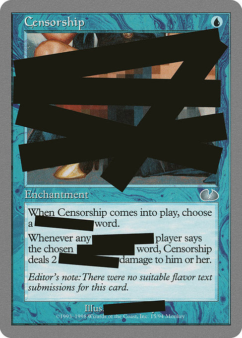Censorship - Unglued - #15