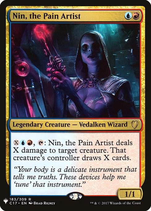 Nin, the Pain Artist - The List Reprints - #C17-183