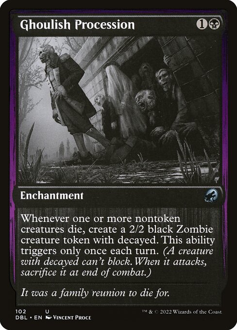 Ghoulish Procession - Innistrad: Double Feature - #102