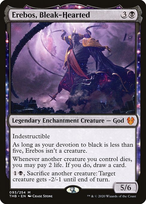 Erebos, Bleak-Hearted - Theros Beyond Death - #93