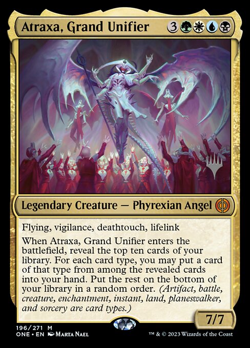Atraxa, Grand Unifier - Promo Pack: Phyrexia: All Will Be One - #196p