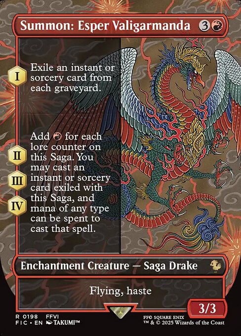 Summon: Esper Valigarmanda - Commander: FINAL FANTASY - #198