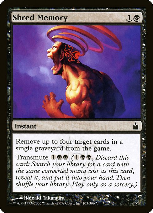 Shred Memory - Ravnica: City of Guilds - #105