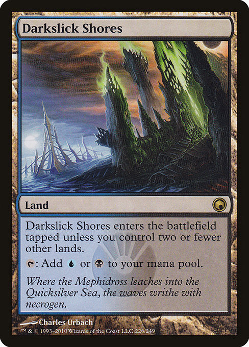 Darkslick Shores - Scars of Mirrodin - #226