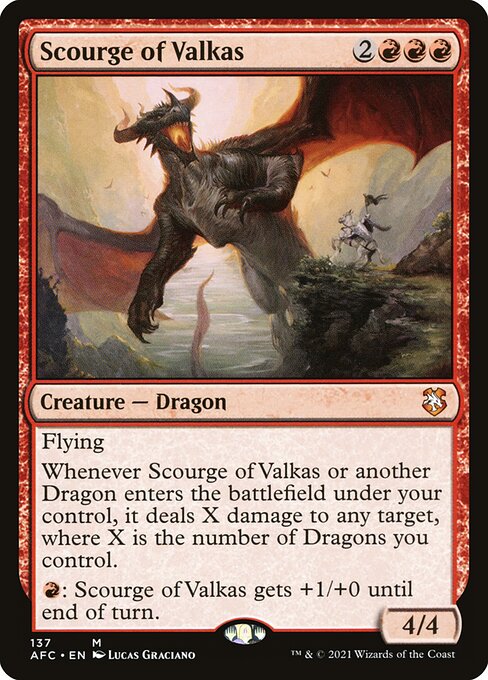 Scourge of Valkas - Commander: Adventures in the Forgotten Realms - #137