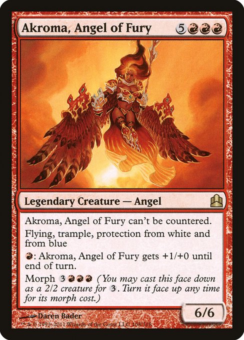 Akroma, Angel of Fury - Commander - #108
