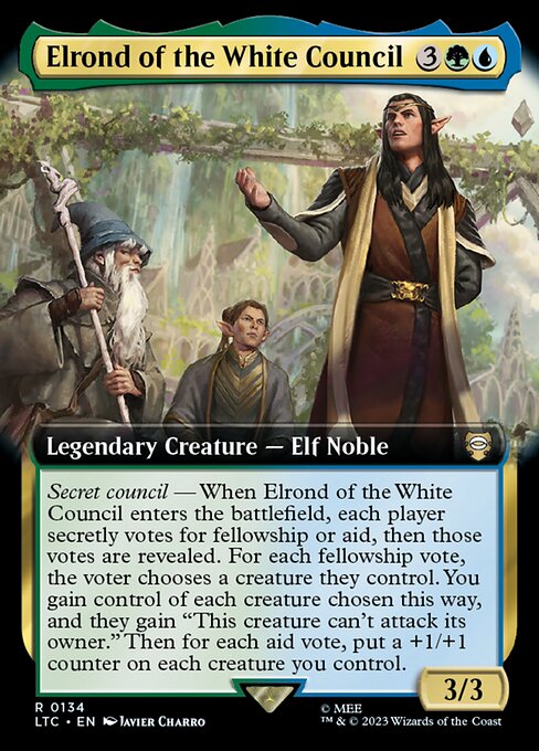 Elrond of the White Council - Commander: The Lord of the Rings: Tales of Middle-earth - #134