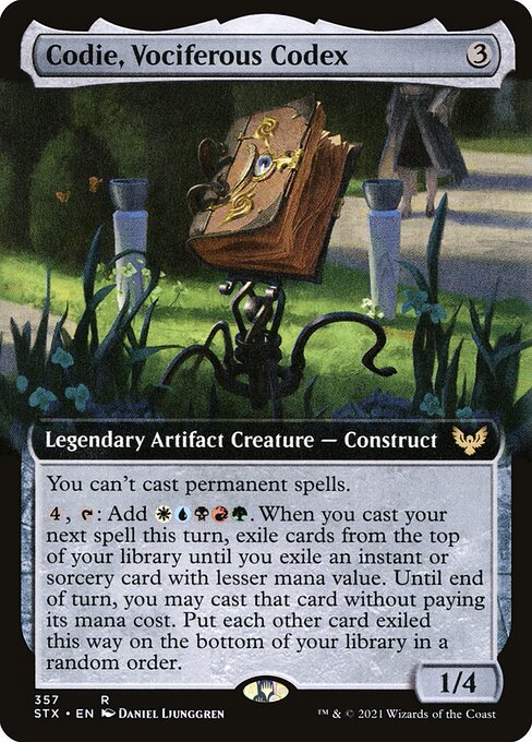 Codie, Vociferous Codex - Strixhaven: School of Mages - #357