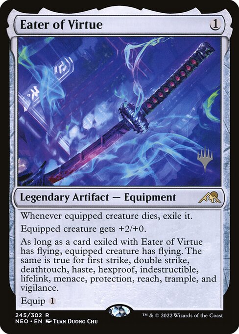 Eater of Virtue - Promo Pack: Kamigawa: Neon Dynasty - #245p