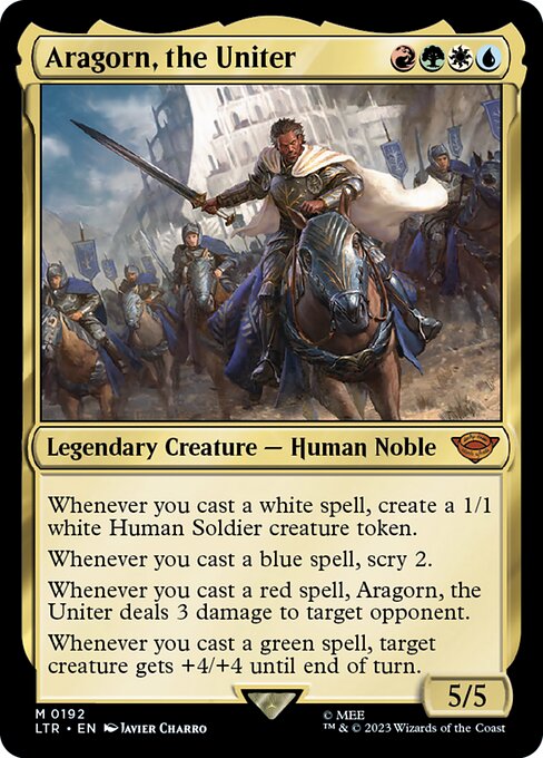 Aragorn, the Uniter - Universes Beyond: The Lord of the Rings: Tales of Middle-earth - #192