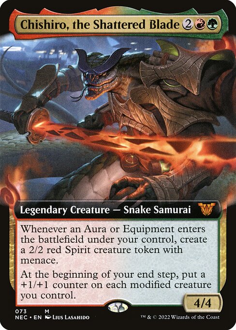 Chishiro, the Shattered Blade - Commander: Kamigawa: Neon Dynasty - #73