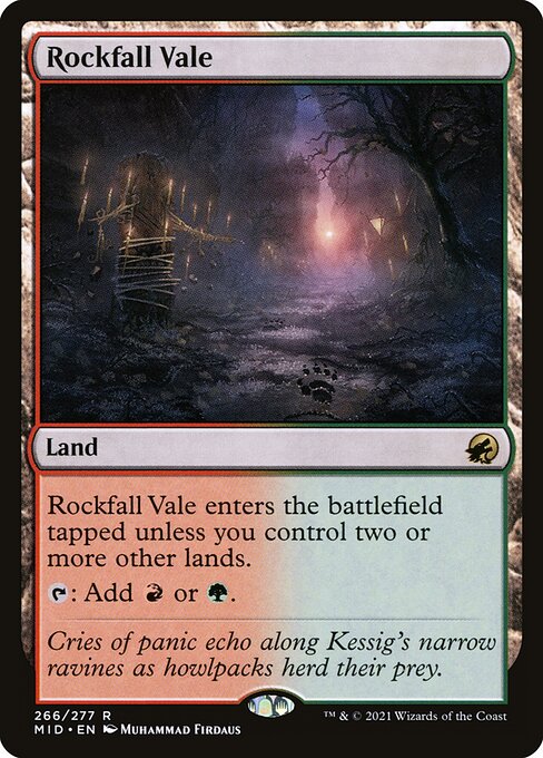 Rockfall Vale - Innistrad: Midnight Hunt - #266