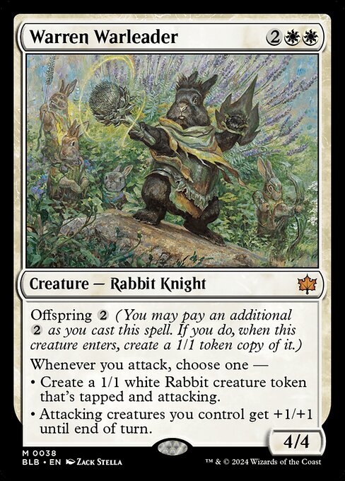Warren Warleader - Bloomburrow - #38