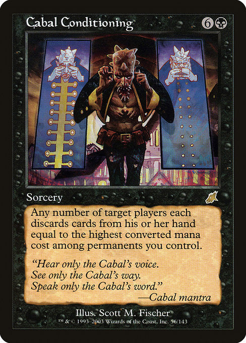 Cabal Conditioning - Scourge - #56