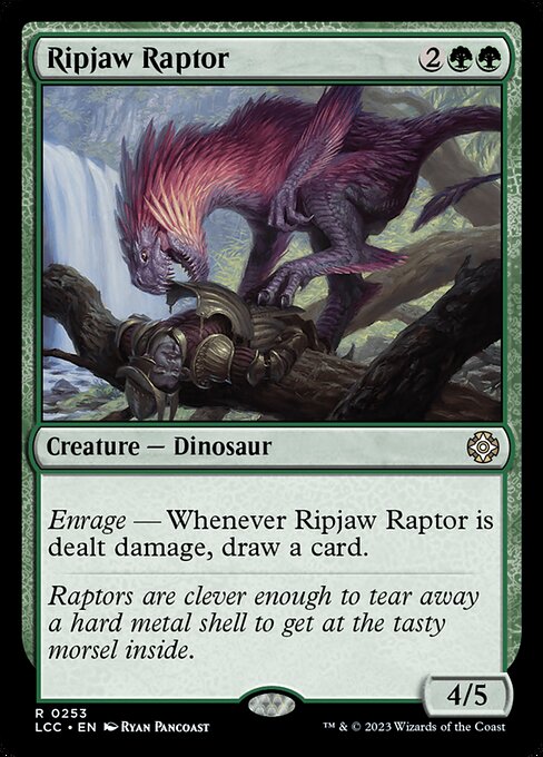 Ripjaw Raptor - Commander: The Lost Caverns of Ixalan - #253