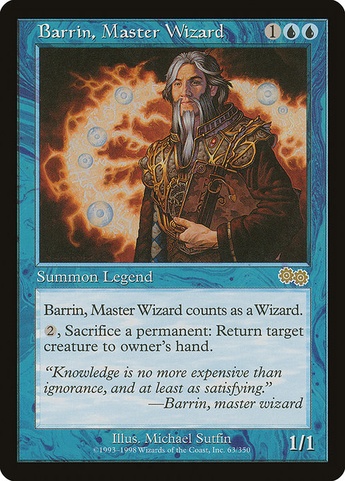 Barrin, Master Wizard - Urza's Saga - #63