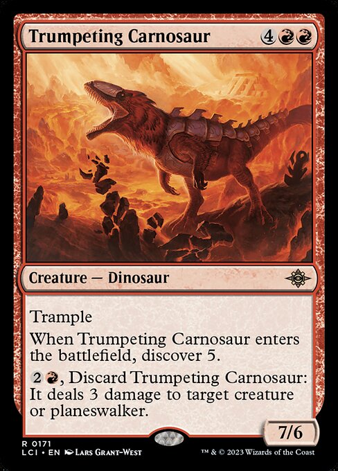 Trumpeting Carnosaur - The Lost Caverns of Ixalan - #171