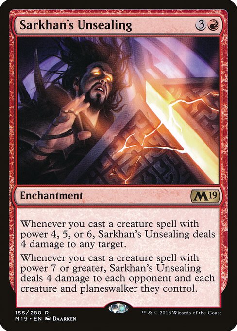 Sarkhan's Unsealing - Core Set 2019 - #155