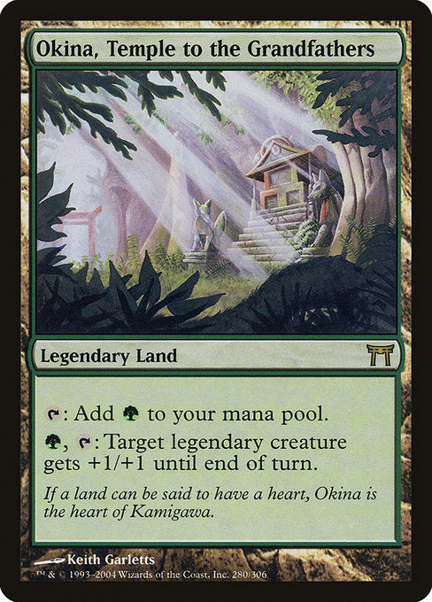 Okina, Temple to the Grandfathers - Champions of Kamigawa - #280