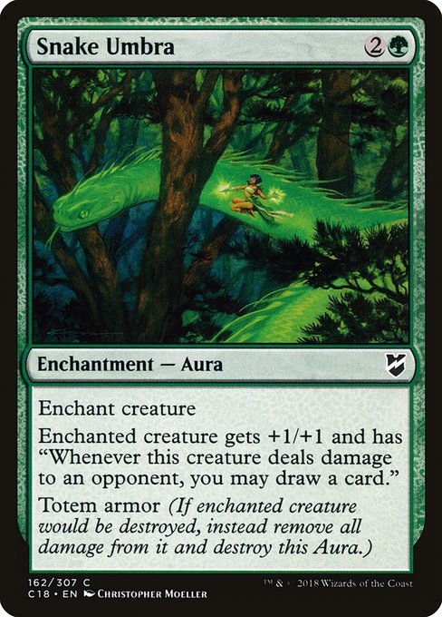Snake Umbra - Commander 2018 - #162