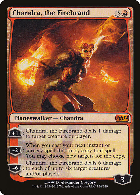 Chandra, the Firebrand - Magic 2012 (M12) - #124