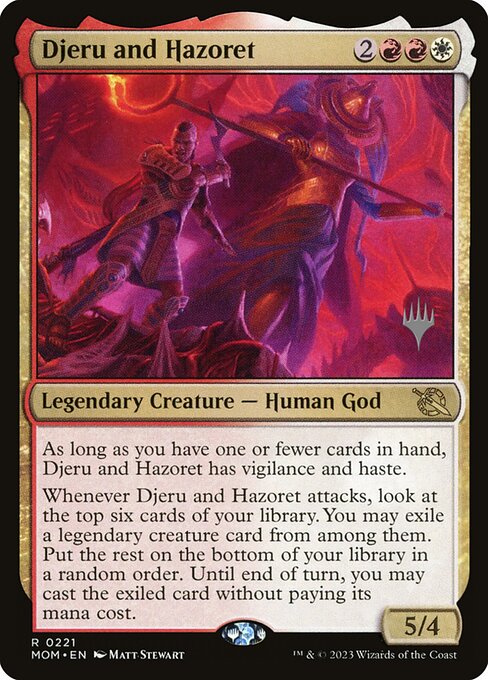 Djeru and Hazoret - Promo Pack: March of the Machine - #221p