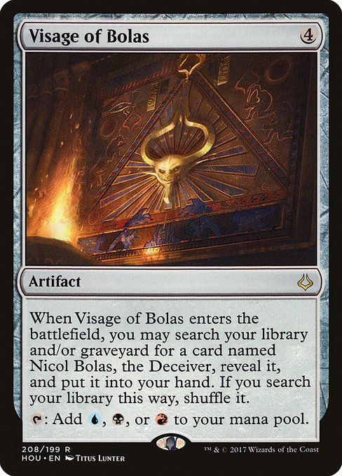 Visage of Bolas - Hour of Devastation - #208
