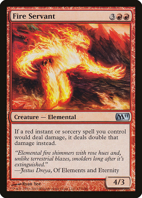 Fire Servant - Magic 2011 (M11) - #137