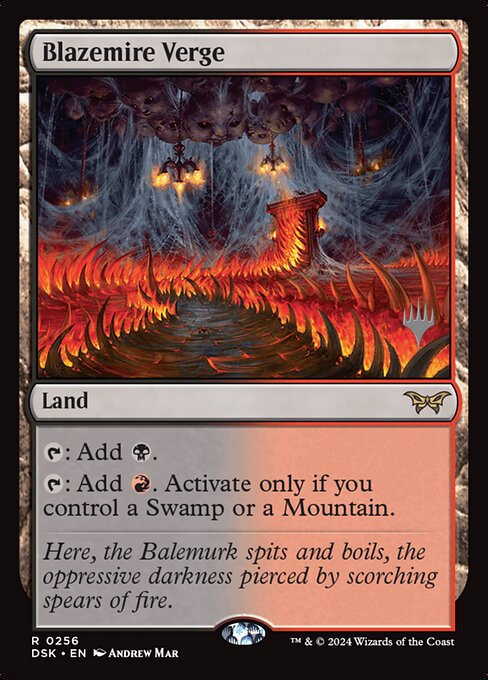 Blazemire Verge - Promo Pack: Duskmourn: House of Horror - #256p