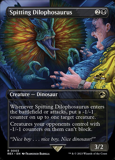 Spitting Dilophosaurus - Universes Beyond: Jurassic World Collection - #3