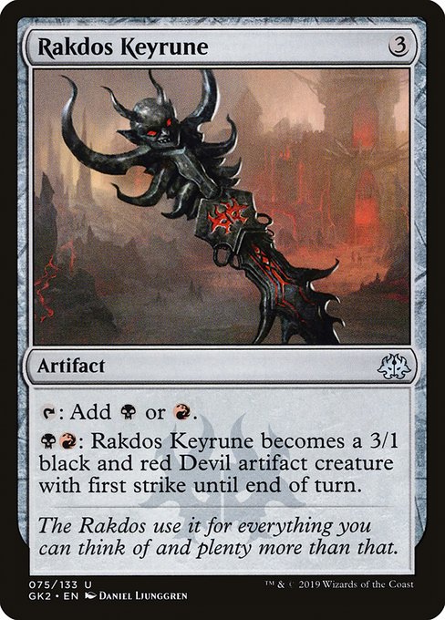 Rakdos Keyrune - Ravnica Allegiance: Guild Kits - #75