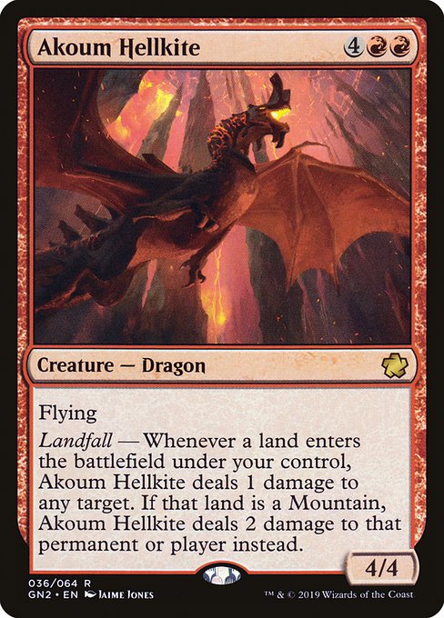 Akoum Hellkite - Magic Game Night 2019 - #36