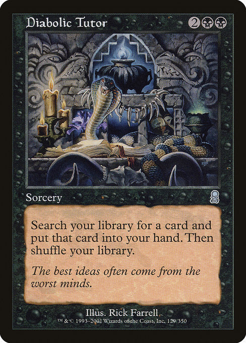 Diabolic Tutor - Odyssey - #129