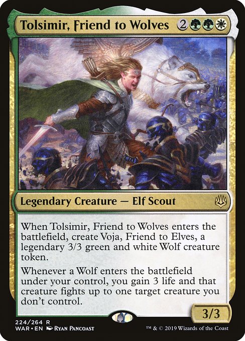 Tolsimir, Friend to Wolves - War of the Spark - #224