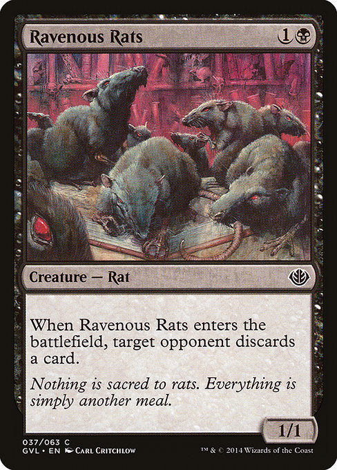Ravenous Rats - Duel Decks: Anthology - #37