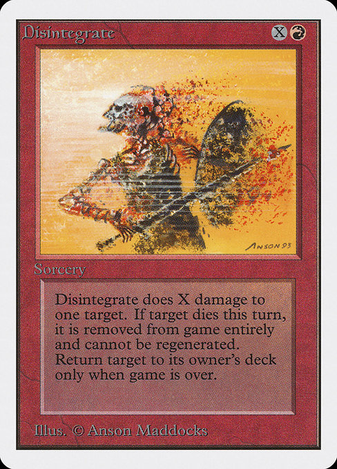 Disintegrate - Unlimited Edition - #141