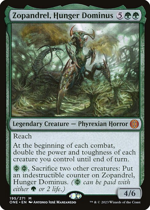 Zopandrel, Hunger Dominus - Phyrexia: All Will Be One - #195
