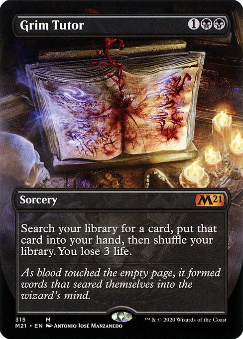 Grim Tutor - Core Set 2021 - #315