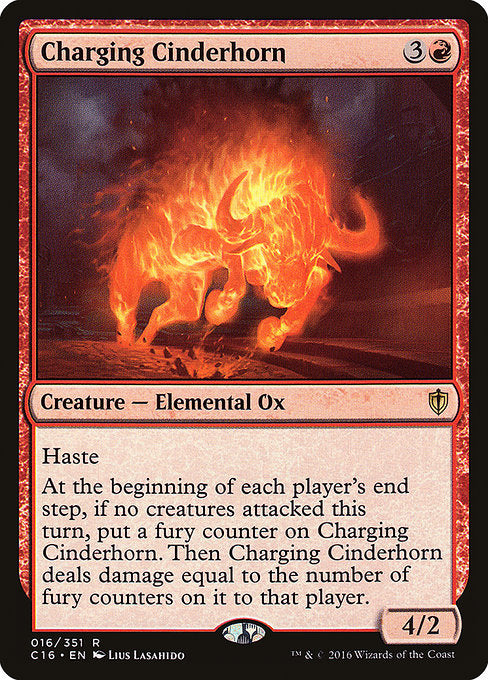 Charging Cinderhorn - Commander 2016 - #16
